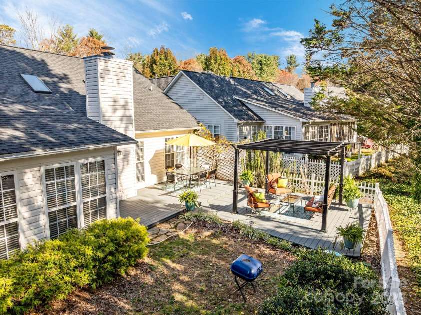 255 Stonehollow Road, Fletcher, NC 28732.  MLS# CAR4320465, YatesRealty ID 2903. The best back yard in St. Johns's 