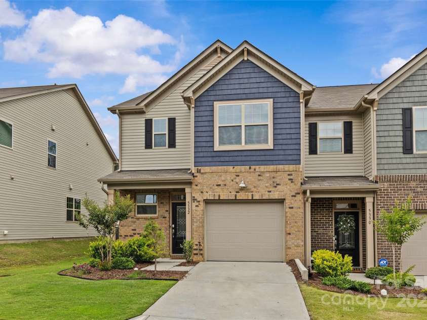 5332 Orchid Bloom Drive, Indian Land, SC 29707.  MLS# CAR4264145, YatesRealty ID 29031. Gorgeous End Unit with Custom Landscaping