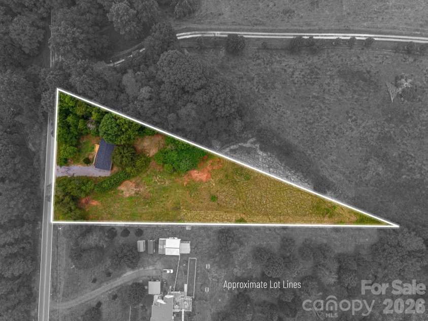 3462 Eaker Road, Cherryville, NC 28021.  MLS# CAR4390279, YatesRealty ID 29035. 1.6 Acres