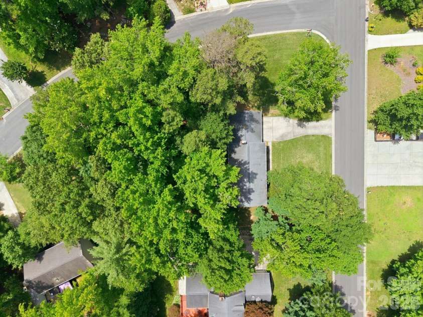 2011 Windlock Drive, Charlotte, NC 28270.  MLS# CAR4362953, YatesRealty ID 29038. Aerial2011 Windlock DrCharlotte, NC 28270
