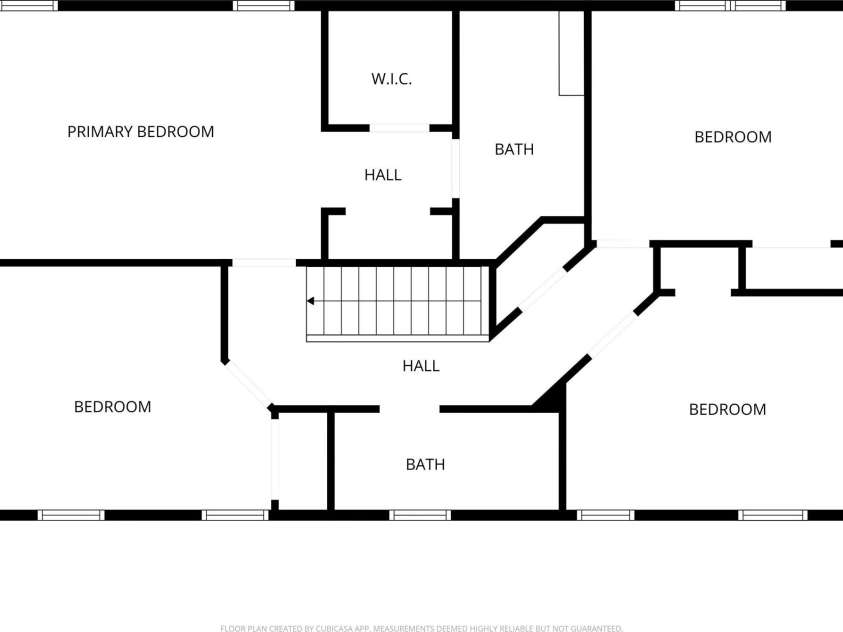 2011 Windlock Drive, Charlotte, NC 28270.  MLS# CAR4362953, YatesRealty ID 29038. Upstairs Floor Plan2011 Windlock DrCharlotte, NC 28270