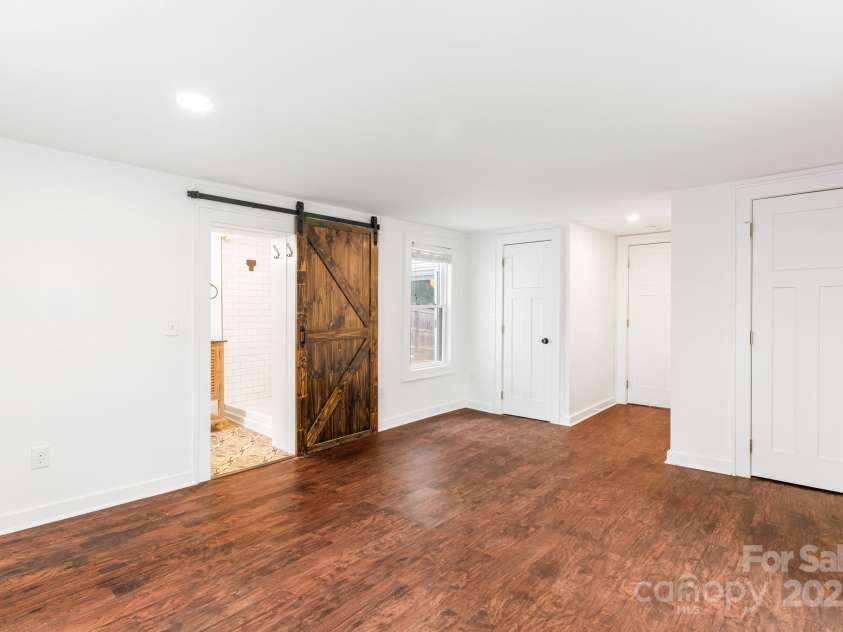 761 Main Street, Canton, NC 28716.  MLS# CAR4281762, YatesRealty ID 2904. Barn door 