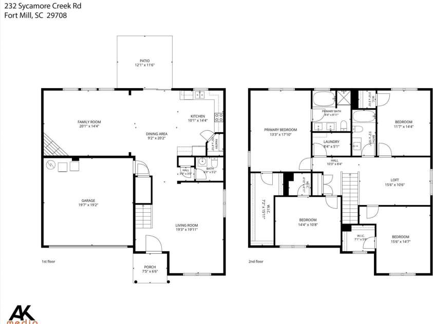 232 Sycamore Creek Road, Fort Mill, SC 29708.  MLS# CAR4385566, YatesRealty ID 29042. 