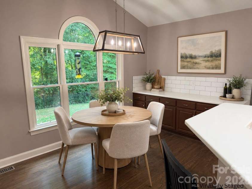 106 Mist Valley Drive, Salisbury, NC 28146.  MLS# CAR4377066, YatesRealty ID 29043. Virtual Staged Breakfast Room