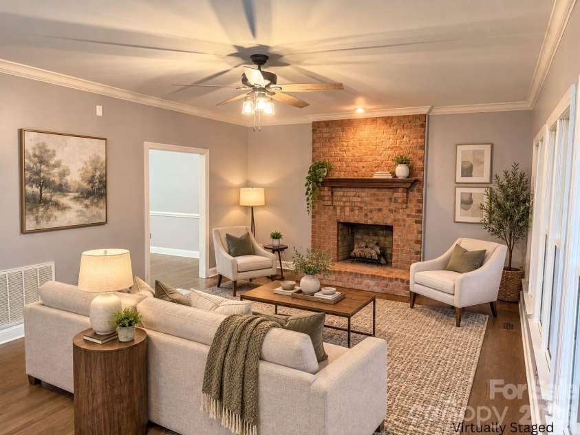 106 Mist Valley Drive, Salisbury, NC 28146.  MLS# CAR4377066, YatesRealty ID 29043. Virtually Staged Den