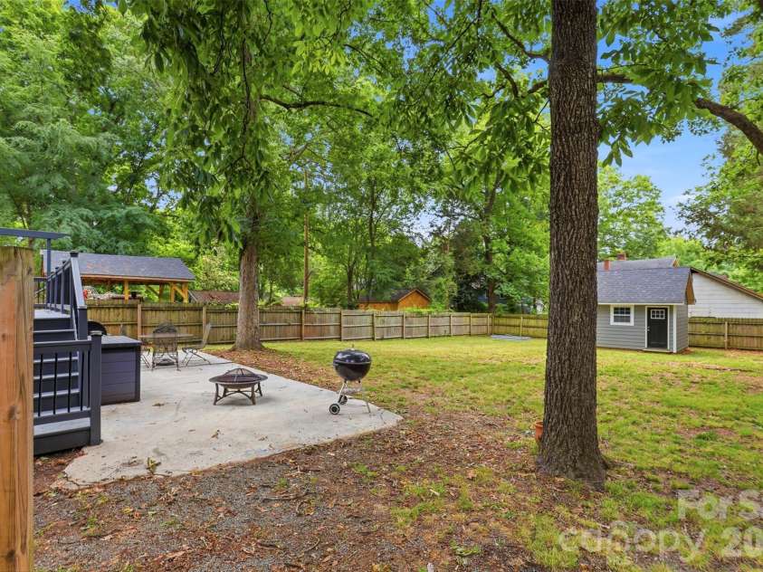 504 Talleyrand Avenue, Monroe, NC 28112.  MLS# CAR4386193, YatesRealty ID 29048. Concrete patio