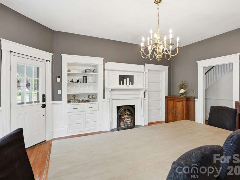 504 Talleyrand Avenue, Monroe, NC 28112.  MLS# CAR4386193, YatesRealty ID 29048. Dining Room with Built-Ins
