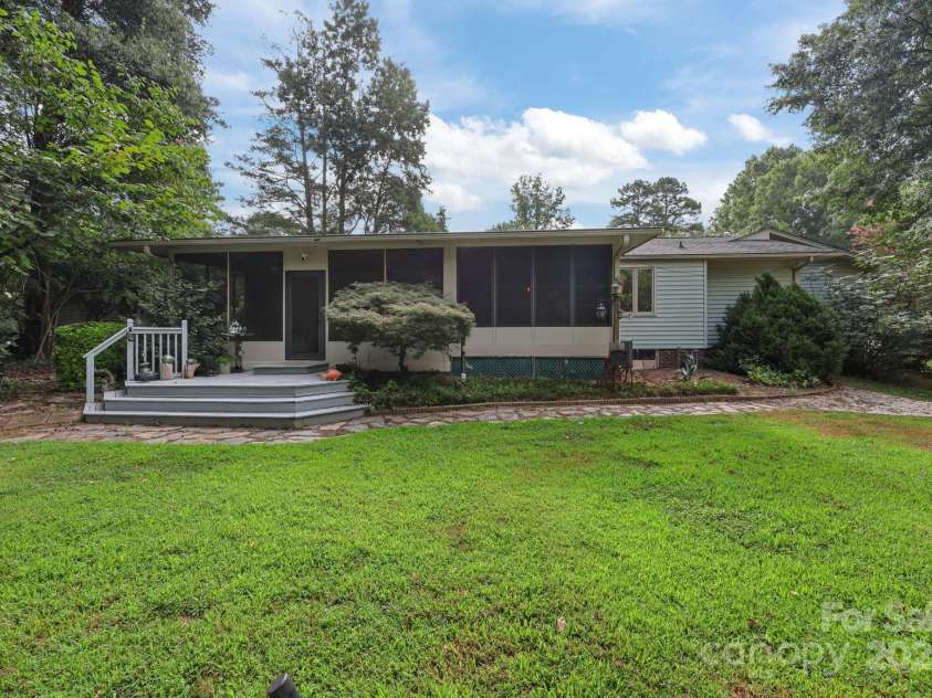 124 Stoneybrook Road, Salisbury, NC 28147.  MLS# CAR4282890, YatesRealty ID 29060. Rear of house