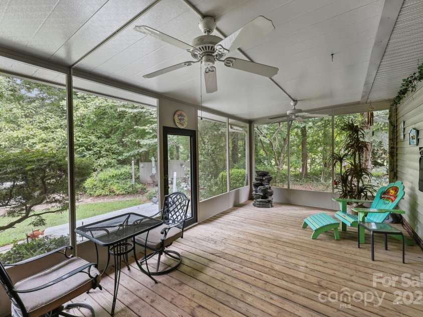 124 Stoneybrook Road, Salisbury, NC 28147.  MLS# CAR4282890, YatesRealty ID 29060. Screened Porch