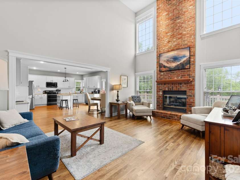 230 Fairway Falls Road, Mills River, NC 28759.  MLS# CAR4256641, YatesRealty ID 29061. Luminous open-concept living space