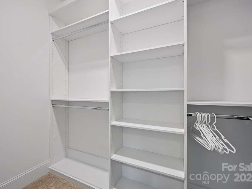 5118 Waldron Meadow Drive, Charlotte, NC 28226.  MLS# CAR4264911, YatesRealty ID 29071. Bedroom 1 Closet