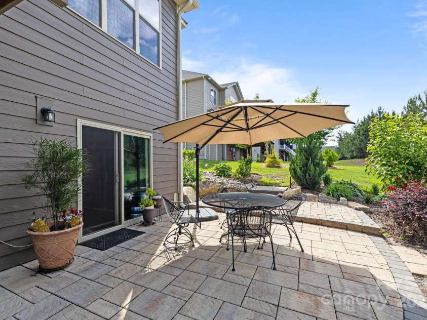 6008 Candlestick Lane, Lancaster, SC 29720.  MLS# CAR4256344, YatesRealty ID 29073. Back patio