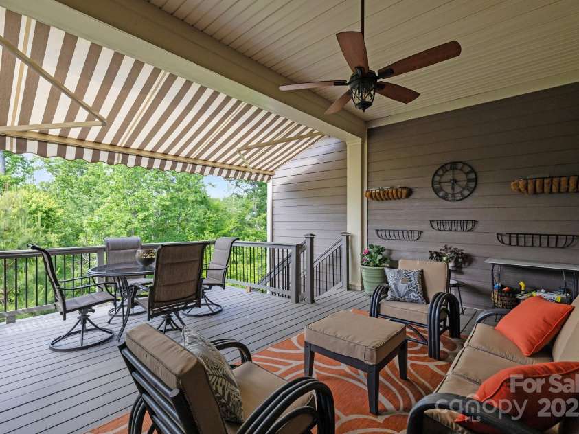 6008 Candlestick Lane, Lancaster, SC 29720.  MLS# CAR4256344, YatesRealty ID 29073. Main level deck