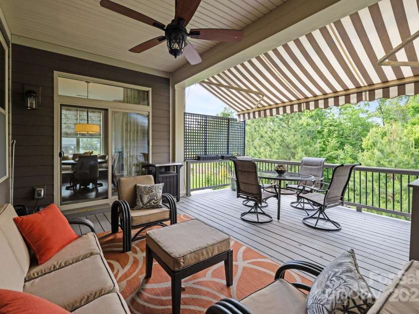 6008 Candlestick Lane, Lancaster, SC 29720.  MLS# CAR4256344, YatesRealty ID 29073. Main level deck