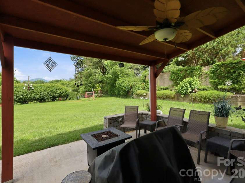 129 Mears Avenue, Canton, NC 28716.  MLS# CAR4355790, YatesRealty ID 29074. Covered back patio