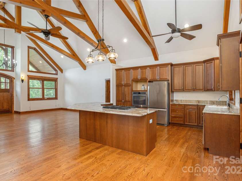 32 Pine Acre Boulevard, Asheville, NC 28804.  MLS# CAR4283589, YatesRealty ID 29077. Another view of Great Room