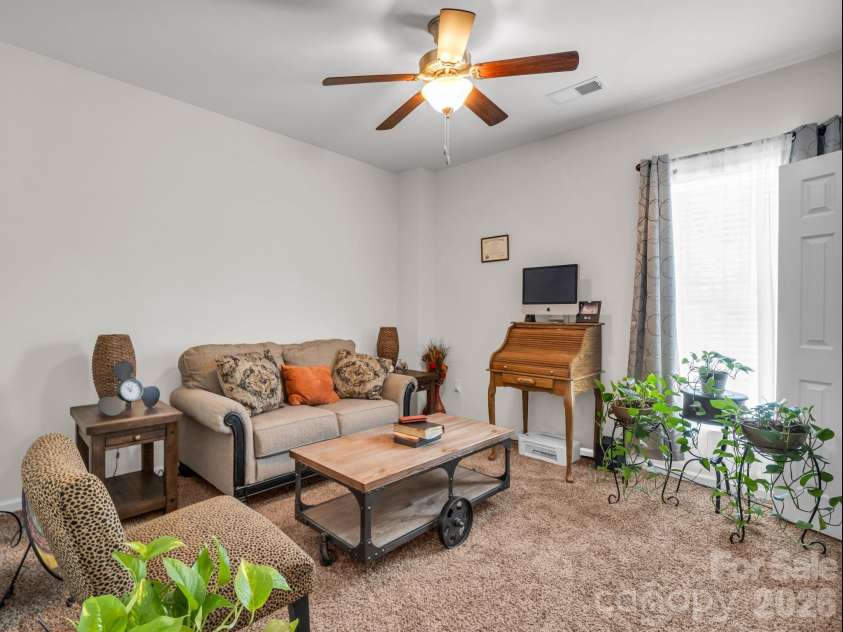 91 Brickton Village Circle, Fletcher, NC 28732.  MLS# CAR4370320, YatesRealty ID 29077. 3rd BR here used as a den