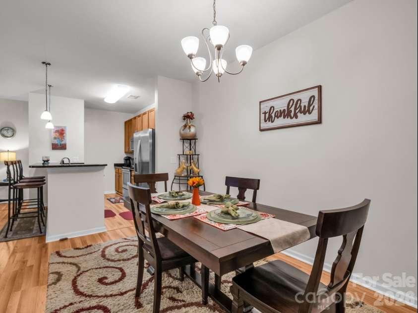 91 Brickton Village Circle, Fletcher, NC 28732.  MLS# CAR4370320, YatesRealty ID 29077. Dining area