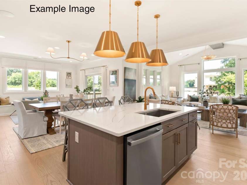 4812 Glen Stripe Drive, Indian Trail, NC 28079.  MLS# CAR4243194, YatesRealty ID 29091. Example Photo - Kitchen/Dining/Family Room