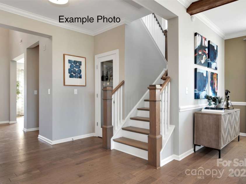 4812 Glen Stripe Drive, Indian Trail, NC 28079.  MLS# CAR4243194, YatesRealty ID 29091. Example Photo - Stairs