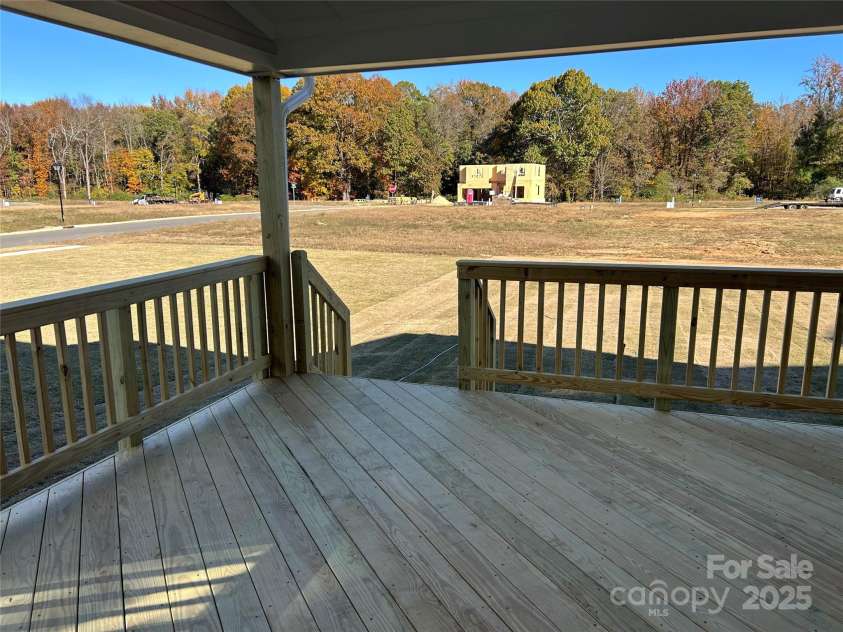 4812 Glen Stripe Drive, Indian Trail, NC 28079.  MLS# CAR4243194, YatesRealty ID 29091. Rear Covered Deck