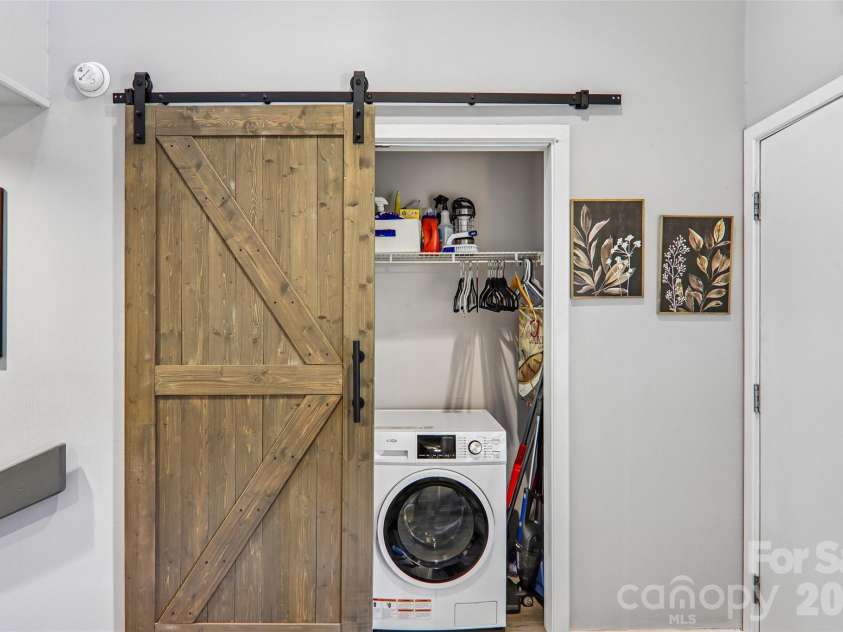 147 Lake Drive, Lake Lure, NC 28746.  MLS# CAR4385694, YatesRealty ID 29092. Washer dryer combo