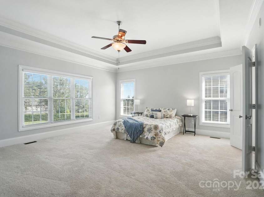 3864 French Fields Lane, Harrisburg, NC 28075.  MLS# CAR4280108, YatesRealty ID 29095. Main Level Primary with Tray Ceiling