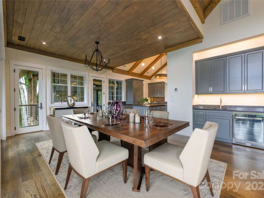 551 Macallan Drive, Waynesville, NC 28786.  MLS# CAR4305546, YatesRealty ID 291. Dining