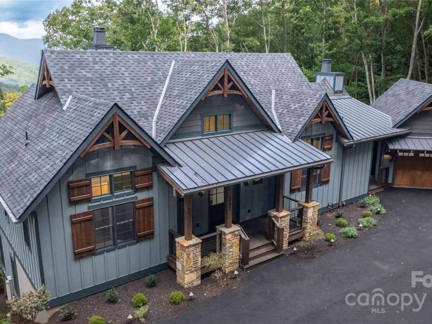 551 Macallan Drive, Waynesville, NC 28786.  MLS# CAR4305546, YatesRealty ID 291. Exterior