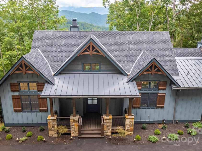 551 Macallan Drive, Waynesville, NC 28786.  MLS# CAR4305546, YatesRealty ID 291. Exterior