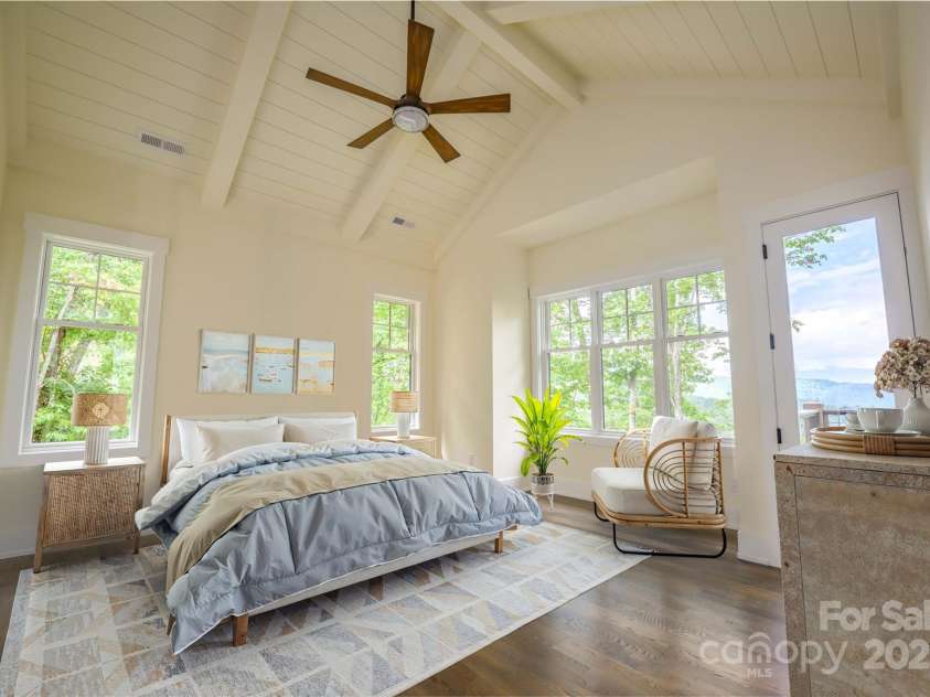 551 Macallan Drive, Waynesville, NC 28786.  MLS# CAR4305546, YatesRealty ID 291. Pirmary Bedroom
