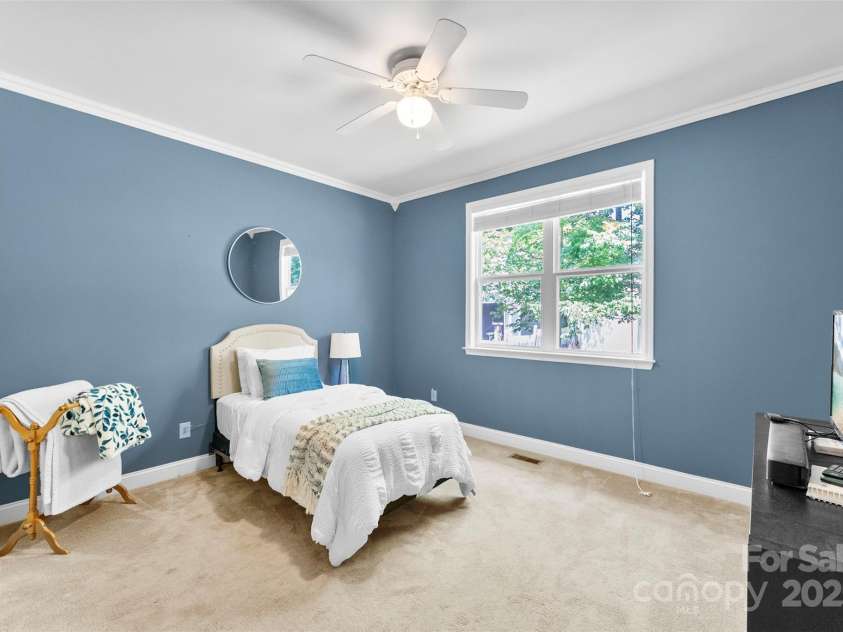6300 Latta Springs Circle, Huntersville, NC 28078.  MLS# CAR4260746, YatesRealty ID 29101. Guest bedroom on the first floor