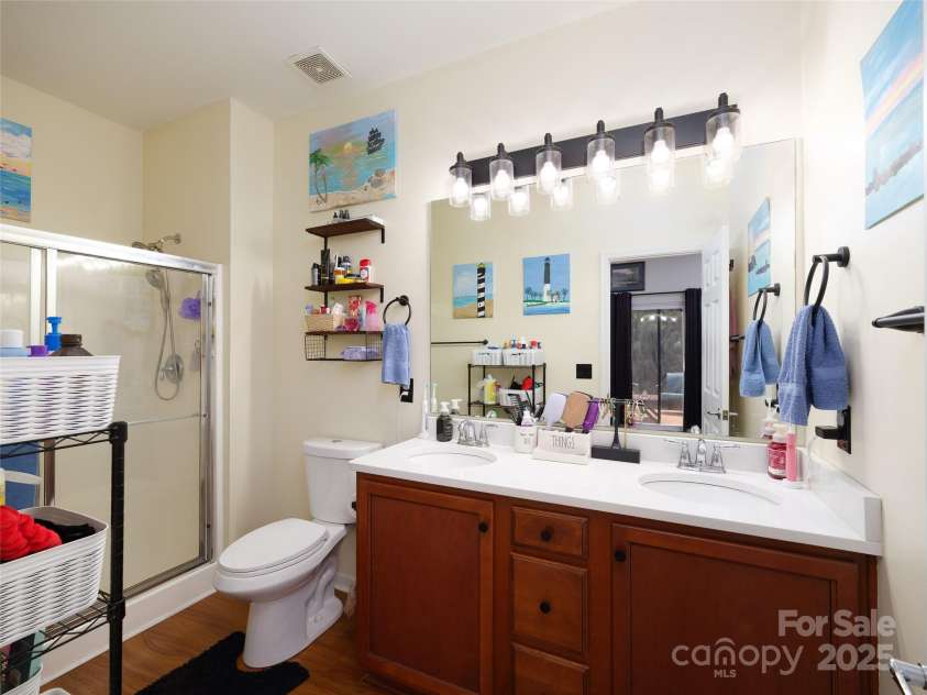 28111 Egrets Court, Lancaster, SC 29720.  MLS# CAR4277377, YatesRealty ID 29102. Primary bathroom