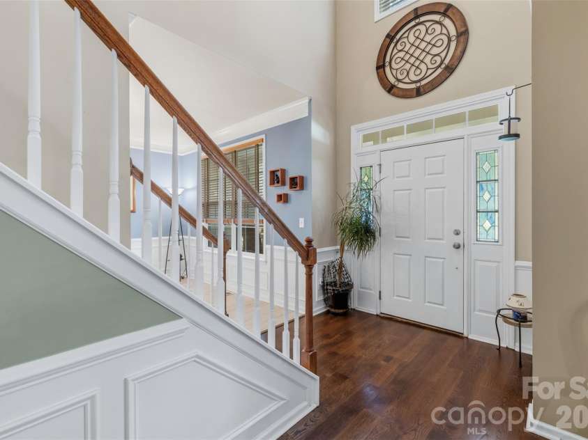 7453 Mountain Ridge Drive, Stanley, NC 28164.  MLS# CAR4382061, YatesRealty ID 29109. Front door entry