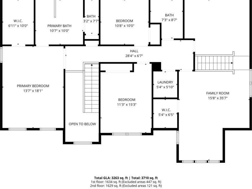 7453 Mountain Ridge Drive, Stanley, NC 28164.  MLS# CAR4382061, YatesRealty ID 29109. Second floor