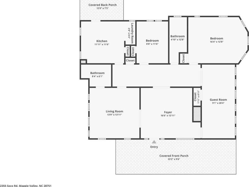 2355 Soco Road, Maggie Valley, NC 28751.  MLS# CAR4376421, YatesRealty ID 29119. 