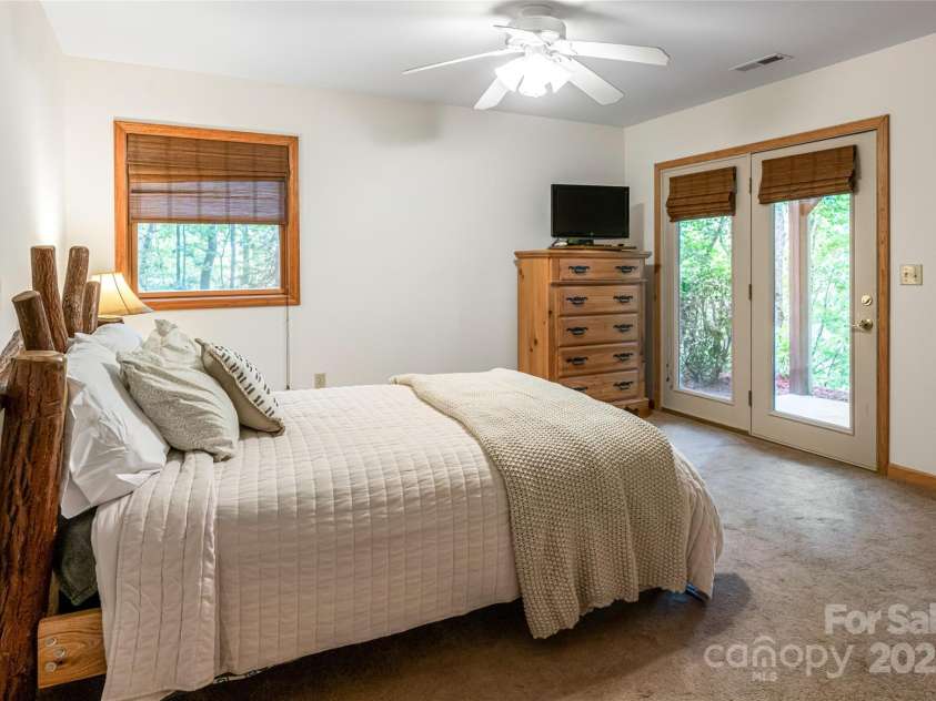 380 Allison Drive, Maggie Valley, NC 28751.  MLS# CAR4273769, YatesRealty ID 29120. 2nd bedroom on lower level