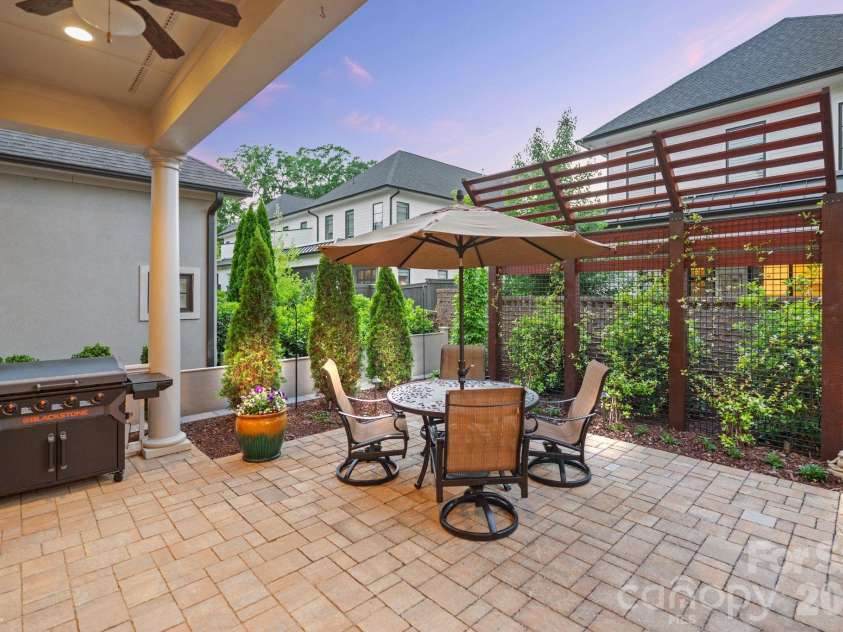 4315 Calvet Court, Charlotte, NC 28210.  MLS# CAR4372498, YatesRealty ID 29122. Custom Terrace and Outdoor Speakers