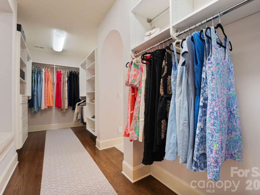 4315 Calvet Court, Charlotte, NC 28210.  MLS# CAR4372498, YatesRealty ID 29122. Primary Closet 1 of 2
