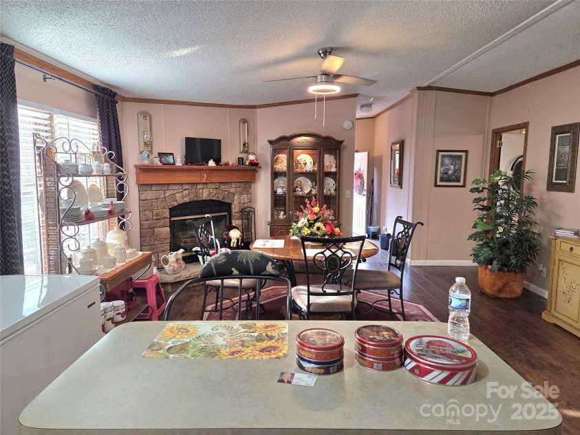 1168 Love Valley Road, Clover, SC 29710.  MLS# CAR4326745, YatesRealty ID 2913. Kitchen /Den w/Fireplace