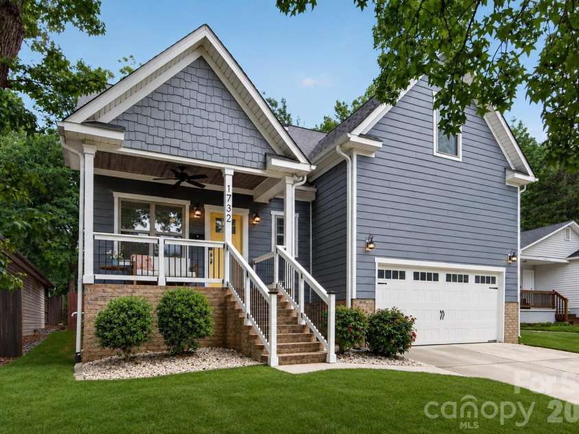 1732 Parson Street, Charlotte, NC 28205.  MLS# CAR4386274, YatesRealty ID 29134. 