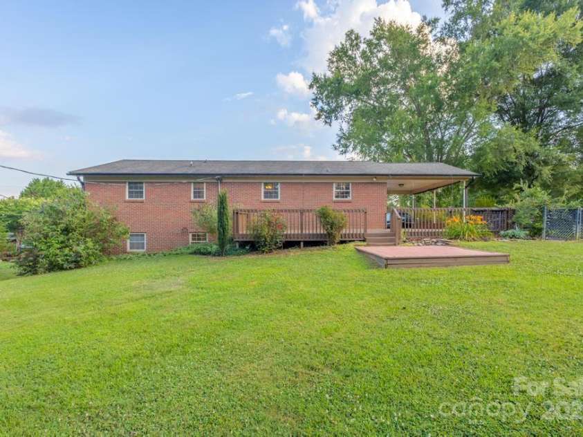 101 Hillsdale Lane, Taylorsville, NC 28681.  MLS# CAR4277637, YatesRealty ID 29135. Back of home