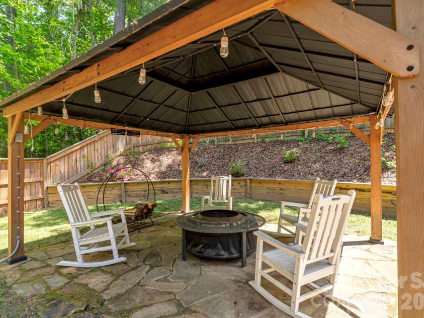 35 Timberview Drive, Arden, NC 28704.  MLS# CAR4373385, YatesRealty ID 29135. Create unforgettable moments in this dedicated outdoor gathering space.