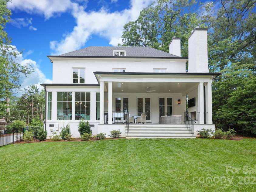 418 Ellsworth Road, Charlotte, NC 28211.  MLS# CAR4276851, YatesRealty ID 29139. Back view before we go inside!