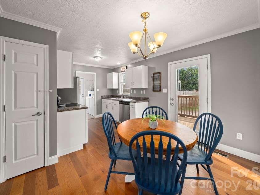 121 James Street, Clyde, NC 28721.  MLS# CAR4340631, YatesRealty ID 2914. Dining Area
