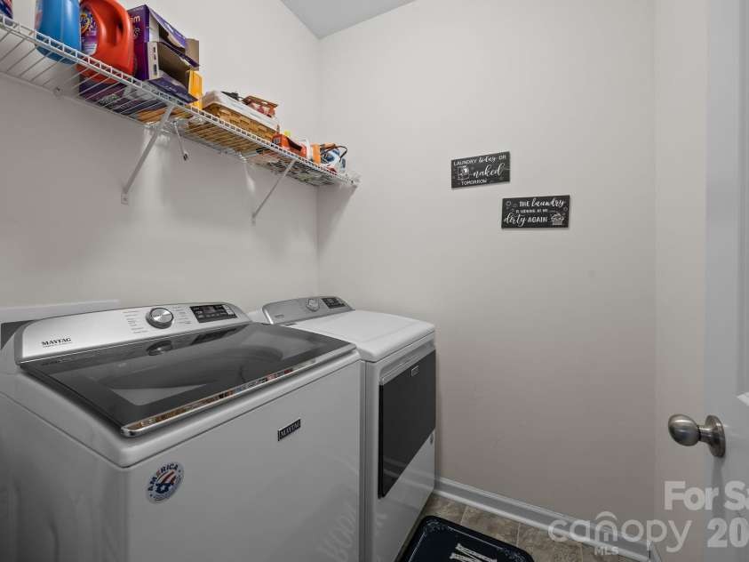 204 Old Harbor Drive, Mount Gilead, NC 27306.  MLS# CAR4335591, YatesRealty ID 2914. Laundry