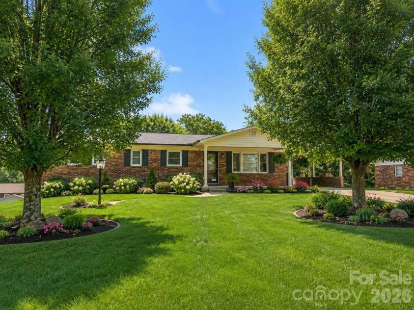 620 Central Street, Hudson, NC 28638.  MLS# CAR4387172, YatesRealty ID 29144. A-1 enhanced with landscaping added