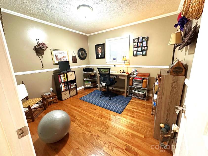 25 Norman Road, Fletcher, NC 28732.  MLS# CAR4278825, YatesRealty ID 29147. Bedroom 3 - used as an office