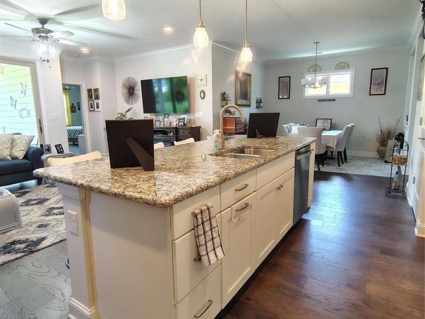 6224 Raven Rock Drive, Denver, NC 28037.  MLS# CAR4390596, YatesRealty ID 29153. Island with additional cabinets