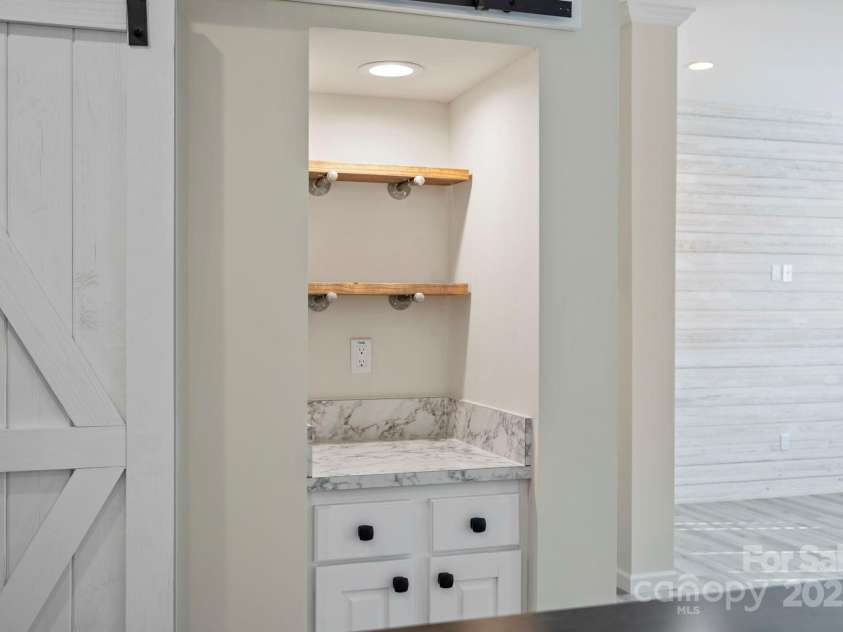 1663 Williamson Creek Road, Pisgah Forest, NC 28768.  MLS# CAR4194692, YatesRealty ID 29168. Coffee nook!